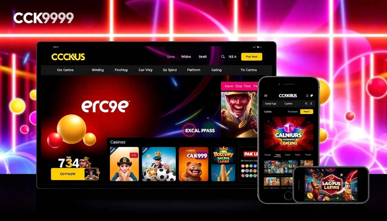 ck999 online casino platform with vibrant graphics and mobile interface in action for engaging betting experience