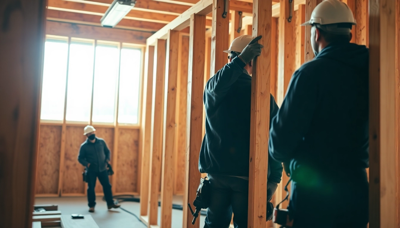 High-quality framing for homes and projects showcasing wooden support structures in a construction environment, emphasizing craftsmanship and durability.