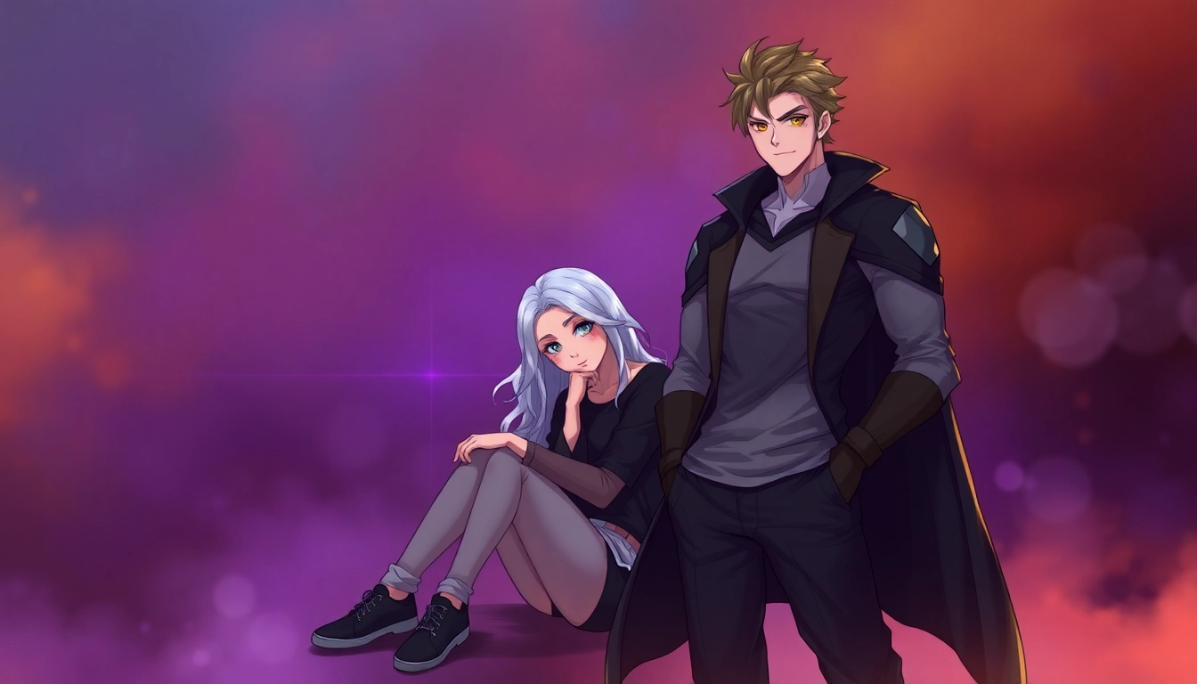 An artistic depiction of Alpha, Beta, and Omega characters in a mystical setting, highlighting their roles and emotions within the Omegaverse.