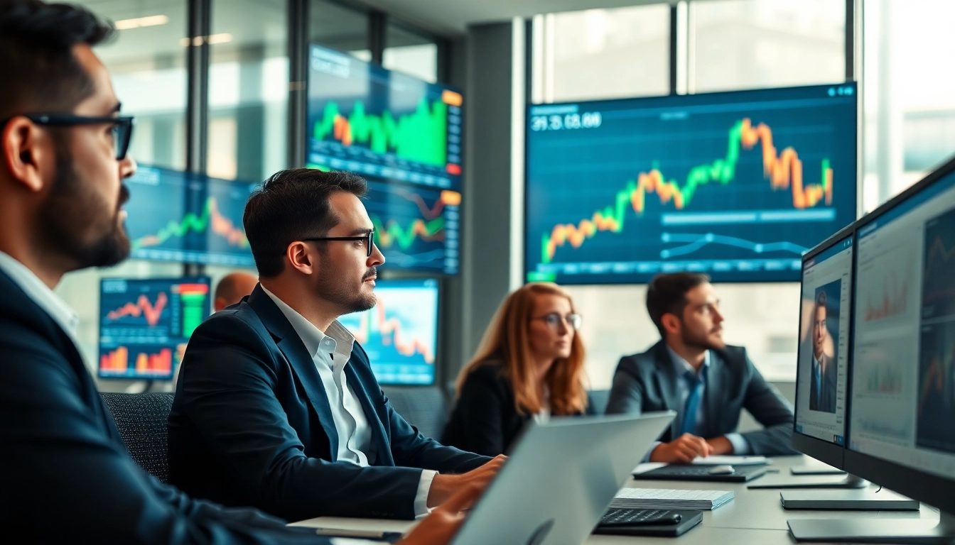 Professional investors reviewing the best investment funds UK for steady growth and high